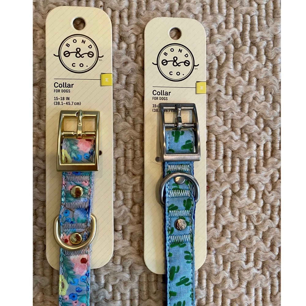 🎉HP🎉NWT Set of 2 Dog Collars - Med / 15-18 in